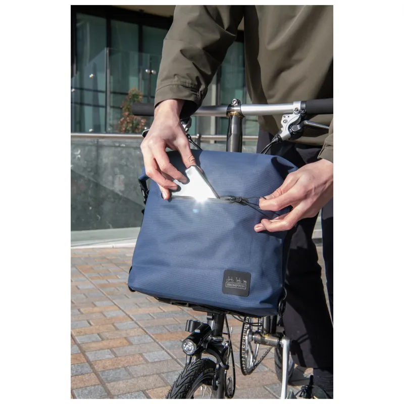 Brompton Borough Waterproof Bag Small in Navy-8